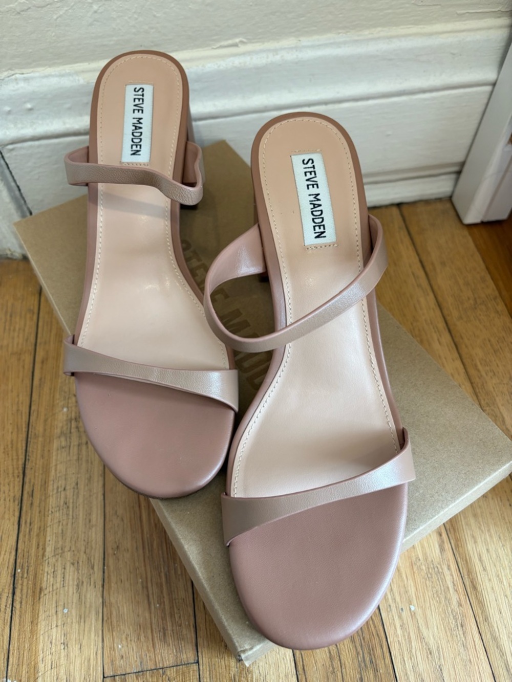 Steve Madden Block Heel Sandals - Picture 3 of 4